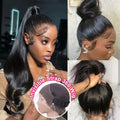 38 Inch Long Body Wave Wigs Human Hair Wig Natural Black 220 Density 13x4 13x6 HD Frontal Lace Front Human Hair Wigs For Women