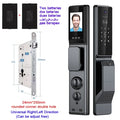 Waterproof Outdoor Smart  Lock Wifi Alexa Tuya APP Aluminium Alloy Material Fingerprint Password Smart Door Lock With Camera