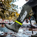 Fashion High-Top Rain Boots Outdoor Fishing Boots Men's Rain Boots For Outer Wear Long-Tube Waterproof And Non-Slip Couple Style