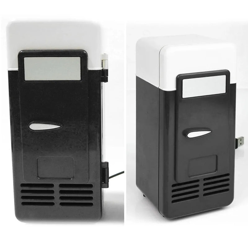 5V Portable Electric Refrigerator USB Desktop Multifunctional Classic Practical Mini Car/Home Refrigerator Beverage Cooling