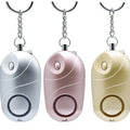 Personal Alarm Safe Sound Emergency Self-Defense Security Alarm   Women's Wolf Guard Keychain LED Flashlight For Women Girls Kid
