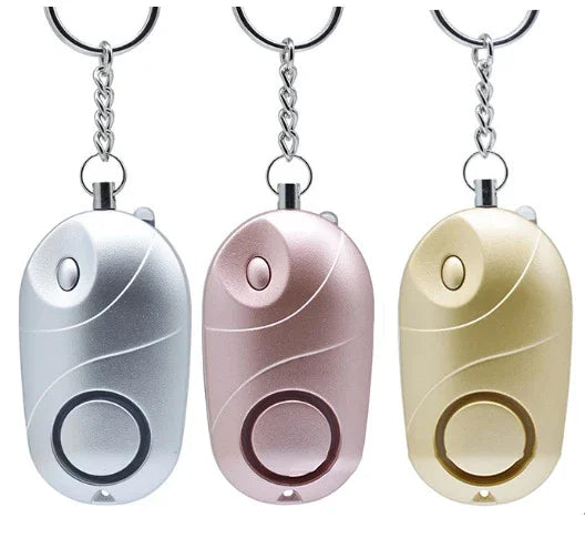 Personal Alarm Safe Sound Emergency Self-Defense Security Alarm   Women's Wolf Guard Keychain LED Flashlight For Women Girls Kid
