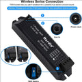 Herdio 2 channels Home Power Amplifier Audio Bluetooth Aux Mini Amplifier For Bathroom Wall Ceiling Music Speakers EU/US/UK Plug