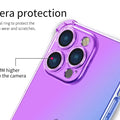 Gradient Airbag TPU Case For iPhone 16e 15 Pro Max 14 13 12 Mini 11 XR XS SE 8 7 Plus Cover Shockproof Fundas Coque Shell Capa