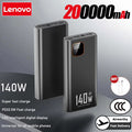 Lenovo 140W 50000mAh Ultra Capacity Power Bank Super Fast Charging CCC Portable Battery Charger For IPhone Samsung 2026 New