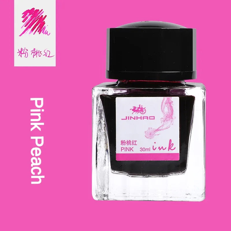 Jinhao Fountain Pen Chinese ink 30ml Color Glass Bottled Ink Writing Drawing ink Cartridge Office School Supplies Stationery