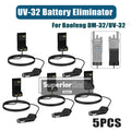 Baofeng UV-32 DM-32 Battery Eliminator 12-24V DM32 UV-32 Walkie Talkie Car Charger Radio Cigarette Lighter Accessories 1/2/5PCS