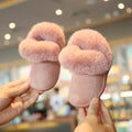 Winter Kids Baby Snow Boots First Walkers Plush Warm Soft Bottom Children Shoes