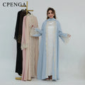 Luxury Floral Lace Abaya for Women Formal Wedding Evening | SAMAG