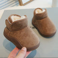 Winter Baby Girl Shoes New Toddler Snow Boots Children Infant Plush Warm Kids Short Boots Boys Cotton Shoes Size 15-24