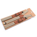 Vintage Suspenders 2.5cm Wide Y-back with 3 clips Adjustable Elastic Trouser Braces Suspender Belt for Women Fashion Accessories