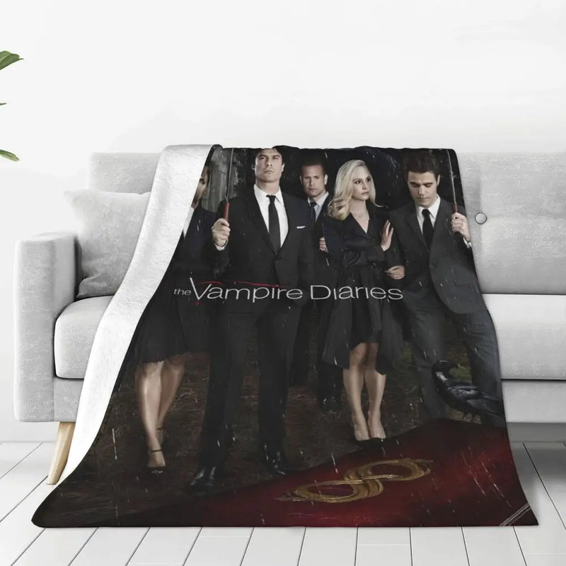 The Vampire Diaries Damon Salvatore Blanket