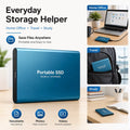 New Arrival Portable SSD USB3.2 Type-C High-speed Solid State Drive External Storage Hard Disk  ﻿