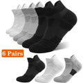 6 Pairs Cotton Soccer Socks Men's Anti-slip Mid Tube | SAMAG