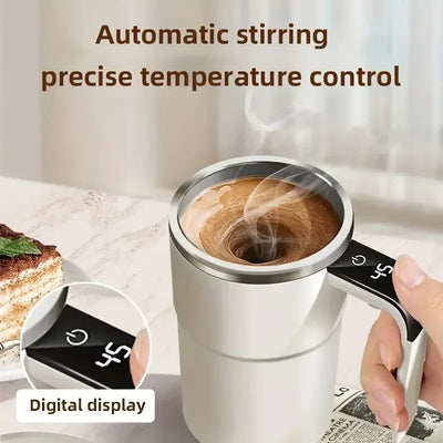 380ML Electric Coffee Self Mixing Mug IP67 Waterproof | SAMAG