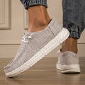 Dude Shoes Men Canvas Shoes Summer Casual Loafers Men's Moccasins Breathable Comfortable Plus Big Size 48 49 50