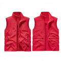 Autumn Winter Comfortable Versatile Windproof Casual Vest Outdoor Leisure Fishing Men Leather Vest Men Fashion Breathable Vest