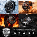 HT37 T-Rex 3 Pro Military GPS Smart Watch Waterproof Dual-band GNSS Compass Altimeter Swim 170 Sports Mode Watch with Flashlight