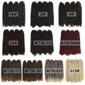 Synthetic Crochet Braiding Hair Extensions Dreadlocks Ombre Brown Colored X-TRESS Soft Straight Faux Locs Braids Hair For Women