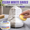 White Shoe Care Cream, Polishing and Whitening Cleaner for Sneakers, Sports Shoes and Canvas Shoes