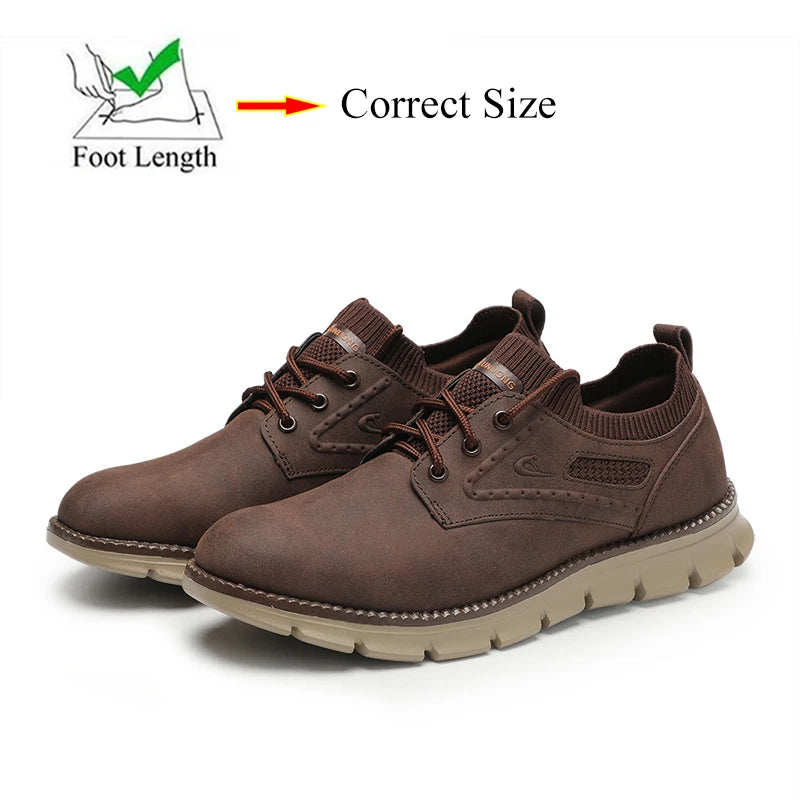 Men's British Style Oxfords Leather Casual Shoes Spring Autumn Retro Fashion Big Size 48 49 Comfortable Gentleman's Footwear