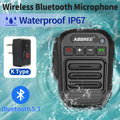 ABBREE IP67 Waterproof Wireless Bluetooth Speaker Mic Microphone For Baofeng UV-5R UV 5RH Quansheng UV K5 K5(8) K6 Walkie Talkie