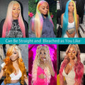 220% 613 HD Lace Frontal Wig 13x6 Blonde Transparent Lace Front Wigs 13x4 Body Wave Human Hair Wigs For Women Brazilian Hair