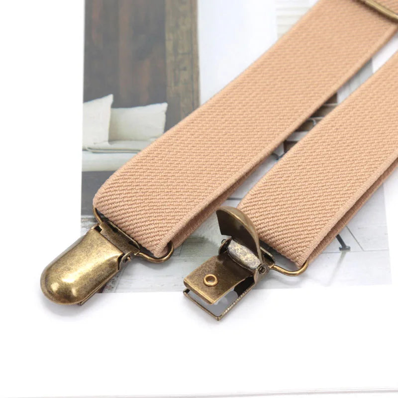 Elastic for Kids Suspenders Y - back 4 Clips Adjustable Trouser Braces Belt for Children Party Fashion - Visuel 3 | SAMAG