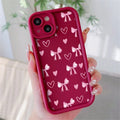 Luxury Pink Cartoon Bow Tie Case For Xiaomi Redmi 15C 15 14C 13C 12C A5 Note 12 13 14 15 Pro Plus 5G 4G 11 11S Protection Cover