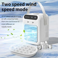 500ml Mini mobile air conditioner fan Portable desktop water capacity air cooler fan humidifier cooling function USB charging