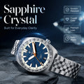 CADISEN Automatic Mechanical Wristwatch Man Meteorite Dial Business Casual 100M Waterproof MIYOTA 316L Stainless Steel Men Watch