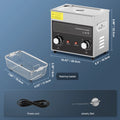 SucceBuy 2/3/6/10/15/30L Ultrasonic Cleaner with Heater Timer for Lab Tools Metal Parts Carburetor Brass Auto Parts Engine Parts
