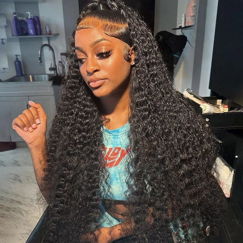 Water Wave 13x4 13x6 Lace Front Wigs Human Hair Easy To Wear Curly Wave Natural Hairline Malaysia Remy Human Hair Wigs For Women