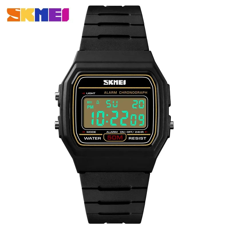 SKMEI 1412 Luxury Digital Watch for Women Waterproof Sport Girl Date Week Female Wristwatches Women Clock Relogio Feminino 1419