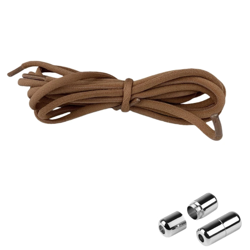 1/2/4 pairs Semicircle No Tie Shoelaces Elastic Sneakers shoelace Metal Lock Lazy Laces for Kid and Adult One size fits all shoe