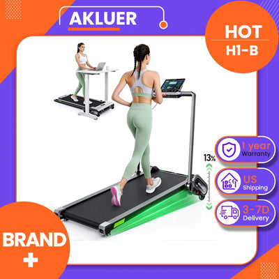 Akluer H1 - B Under Desk Treadmill with 13% Auto Incline | SAMAG