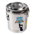 10L Insulated Beer Bucket With Faucet Stainless Steel Drink Bucket Large Capacity Beverage Dispenser For Kitchen Bar
