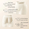 Padded Shapewear For Women High Waist Hip Enhancer Body Shaper Shorts Seamless Underwear Tummy Control Butt Lifter Panties