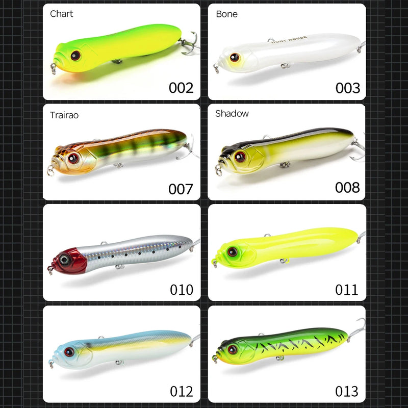 HuntHouse Crazy Surface Tractor Topwater Pencil Fishing | SAMAG