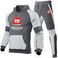 Spring Autumn Men's Montesa Motorcycle Logo Print Patchwork Pullover Hoodies+Personality Drawstring Sports - View 7 | SAMAG