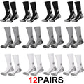 12Pairs of MEN'S Sports Socks, Sweat Absorbing | SAMAG