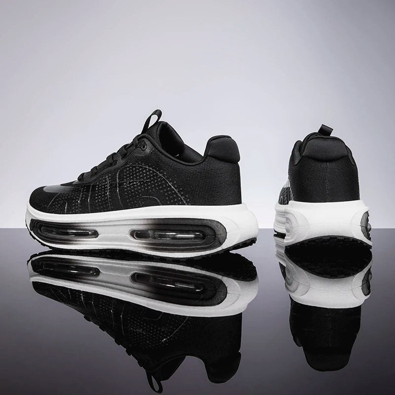 Men's Athletic Shoes, Comfortable Air-Cushioned Running Shoes, Non-Slip Walking Sneakers, Wide-Toe Training Shoes