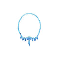 Princess Girls Blue Butterfly Magic Wand Crown Crystal High Heel Necklace Cinderella Cosplay Dress Up Jerlwery Girl Cosplay Toy