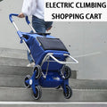 Silent Electric Climbing Shopping Cart Household Foldable Shopping Bag with Wheels Large Capacity Portable Electric Handcart