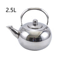Stainless Steel Water Kettles Teapot With Infuser Filter Coffee Kettle Green Tea Jug Home Office Tea Coffee Tools Cookware
