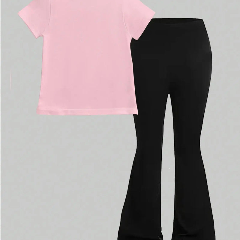 Children's Clothing Girls' Short - Sleeve Set for Ages - View 2 | SAMAG