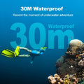 Regaton Action Camera 4K 30FPS 24MP WiFi 170° Wide Angle Len Dual Screen Display Video Camera 30M Underwater Waterproof Camera