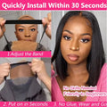 13X6 Hot Sale Glueless Wigs 13x4 Short Bob Bone Straight Best 100% Human Hair Wig for Women Ready To Wear Go Lace Frontal Wigs