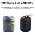 Widesea Ultralight Camping Cookware Set 1 - 2 Person Hard - View 4 | SAMAG