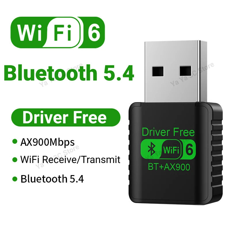 900Mbps USB WiFi Bluetooth 5.4 Adapter 2in1 Dongle Dual Band 2.4G 5GHz 6 Network Wireless Wlan Receiver - Visuel 8 | SAMAG